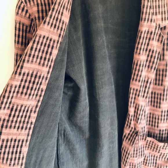 Vintage cotton oversized blazer - Picture 9 of 12